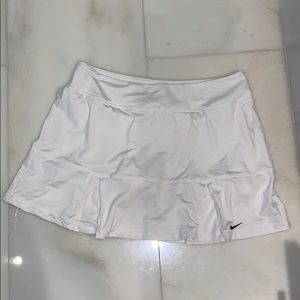 White tennis skort